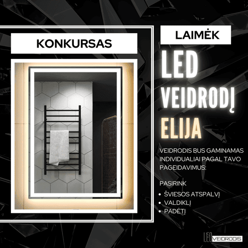 Socialinių tinklų administravimas LED veidrodis
